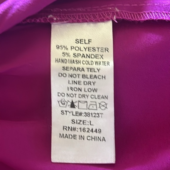 Sunshine & Sky Button Down Blouse Size L - Picture 4 of 5